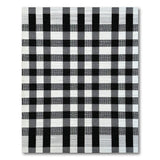 Black and White Buffalo Check Area Rug