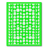 Green Emerald Shamrock Green Area Rug