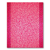 Boho Chic Vibrant Pink Leopard Print Area Rug