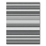 Stripe Black and White Bold Black White Horizontal Stripe Area Rug