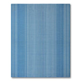 Blue White Striped Geometric Area Rug