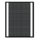 Bold Black White Grid Geometric Modern Area Rug