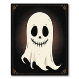 Smiling Cartoon Ghost Area Rug