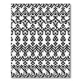 Black White Intricate Persian Trellis Area Rug