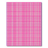 Checkered Pink Gingham Checkered Area Rug
