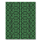 Emerald Green Persian Motif Area Rug