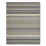 Striped Black and White Black White Geometric Striped Area Rug