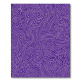 Hypnotic Purple Swirl Abstract Area Rug