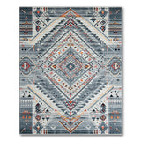 Southwestern Grey Diamond Geometric Area Rug
