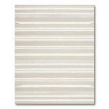 Neutral Horizontal Stripe Woven Area Rug