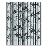 Bamboo Silhouette Grey Area Rug