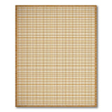 Beige Woven Basketweave Area Rug