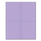 Purple Scales Geometric Area Rug
