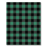 Green Green Black Buffalo Check Area Rug