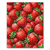 Vibrant Strawberry Overload Area Rug