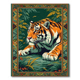 Majestic Jungle Tiger Tapestry Rug
