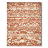 Terracotta Zigzag Southwestern Area Rug