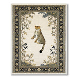 Ivory Cheetah Persian Area Rug