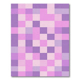 Purple Purple Patchwork Geometric Area Rug