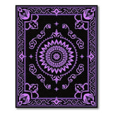 Purple Mandala Medallion Area Rug