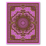 Traditional Persian Vibrant Pink Mandala Persian Area Rug