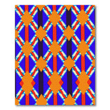 Vibrant Geometric Diamond Area Rug