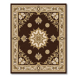 Elegant Gold Medallion Traditional Persian Area Rug