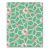Green Daisy Lattice Area Rug