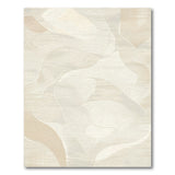 Beige Abstract Wave No. 5 Area Rug