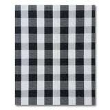 Black and White Bold Black White Checkered Area Rug