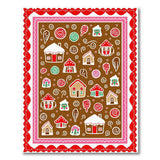 Whimsical Gingerbread Houses Kids Area Rug