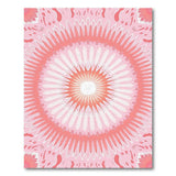 Pink Blush Pink Mandala Floral Area Rug