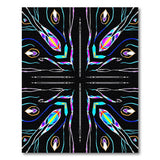 Vibrant Peacock Geometric Multi-Color Area Rug