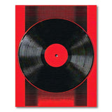 Red Vinyl Record Area Rug