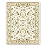 Ivory Gold Floral Persian Area Rug