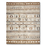 Heritage Tribal Brown Tan Heritage Tribal Geometric Rug
