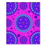 Vibrant Cosmic Mandala Area Rug