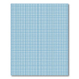 Blue White Gingham Check Area Rug