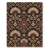 Opulent Gold Floral Traditional Persian Area Rug