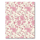 ODIKA Pink Vintage Floral Washable Area Rug, Low Pile Non-Slip & Pet Friendly Carpet