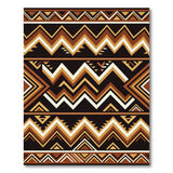 Bold Zigzag Southwestern Area Rug