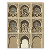 Moroccan Arched Lattice Area Rug