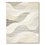 Abstract Area Abstract Wave Neutral Area Rug