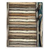 Weathered Coastal Pier Plank Rug