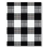 Black White Buffalo Plaid Area Rug