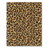 Leopard Print Brown Tan Area Rug