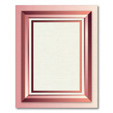 Pink Layered Geometric Area Rug