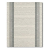 Grey Vertical Stripe Textured Area Rug
