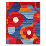Vibrant Multi-Color Geometric No. 5 Area Rug