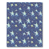 Starry Navy Geometric Area Rug